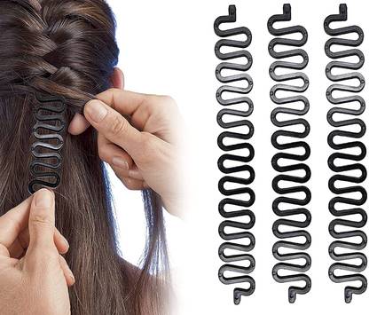 K Kudos Enterprise FRENCH BRAIDS TOOL PACK OF 5 Hair Accessory Set