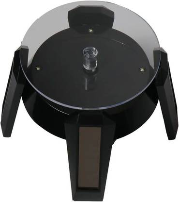 TOMUNCLE Plastic Solar 360 Degree Rotating Display Stand Decorative Showpiece  -  10 cm