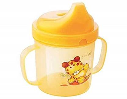 chapo Baby Plastic Little Sipper Cup with Double Handle 250 ML ( pack of-1)