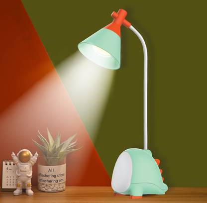 Daily Needs Shop Rechargeable Study Night Desk LED Light With Cute Dinosaur Shape Table Lamp