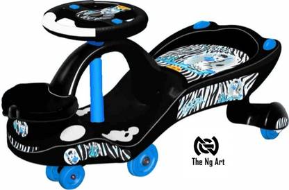 THE NG ART Eco Zebra Kids Magic Car/Swing Car Ride On Tricycle