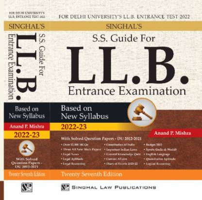 Singhal LLB Entrance Exam for Delhi University 2022
