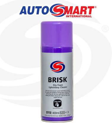 AUTOSMART Autosmart Brisk Vif Auto Dry foam Upholstery & Fabric Cleaner ABRI001D Vehicle Interior Cleaner