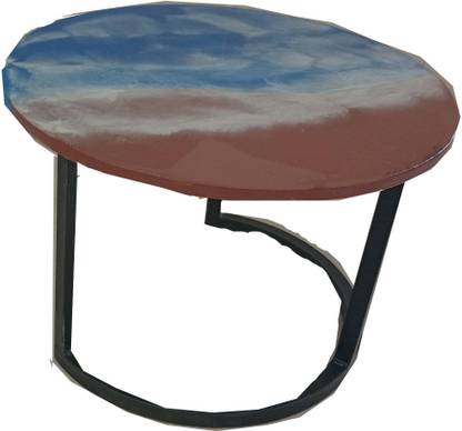 epoxy resin craft Engineered Wood Coffee Table