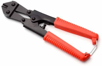 Deriz Mini Bolt Cutter Chain Mesh Threaded Rod Wire Breaking Bolt Tools 8 inch Mini Bolt Wire Breaking plier Machine Wire and Stripping Tool pack of 1 Bolt Cutter