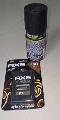 AXE PULSE DEODORANT 150ML +DARK TEMPTATION TICKET 17 ML SET*2 Deodorant Spray  -  For Men
