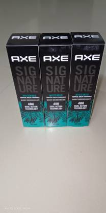 AXE Signature Mysterious long Lasting No Gas Deodorant Bodyspray Perfume For Men 122ml (pack of 3) Deodorant Spray  -  For Men