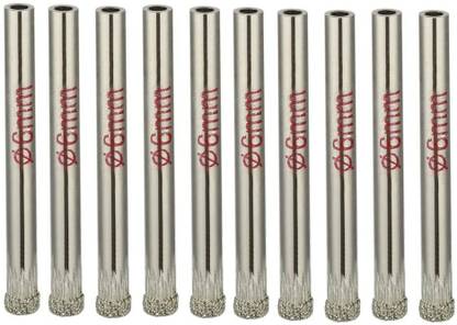 uptoak 10 Pcs 6mm Diamond Coated Hole Saws Drill Bits for Glass Ceramic Tile Marble Rock Porcelain