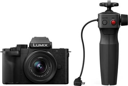 Panasonic DC-G100VGW-K Mirrorless Camera Body with 12-32mm lens and tripod