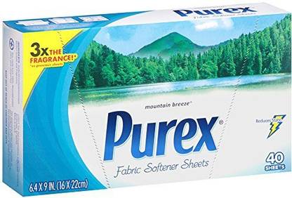 Purex Dryer Sheets Mountain Breeze - Pack of 40 Counts