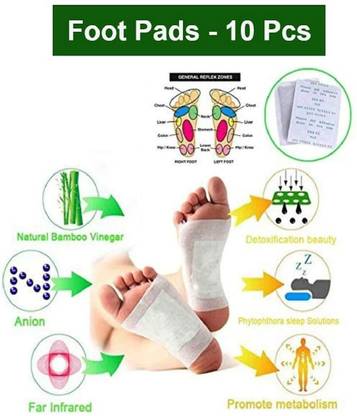 Lusche Foot Pain Relief Pads Detox Toxins Remover cleansing natural Patch adhesive