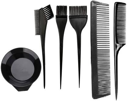 ई-दुनिया Hair Coloring Dyeing Grooming Kit, Dye Brush for Salon Color Mixing Bowl
