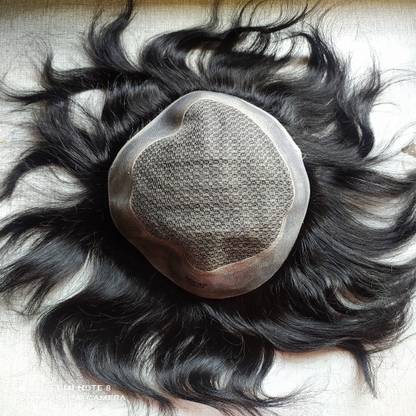 golden hair int Mirage hair patch for men size (7x5) 100% Human hair Hair Extension