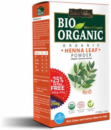 Indus Valley 100% Pure Natural & Organic Henna Leaf Powder for Hair Color & Hair Care