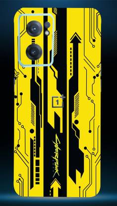 Mclaxa Yellow Gun Mobile Back Skin Sticker, Yellow Gun, One Plus Nord CE 2 5G Mobile Skin