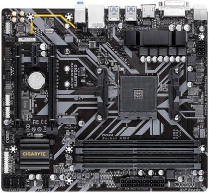 GIGABYTE B450M DS3H AM4Socket Micro-ATX AMD B450 Chipset DDR4 Motherboard for Desktop