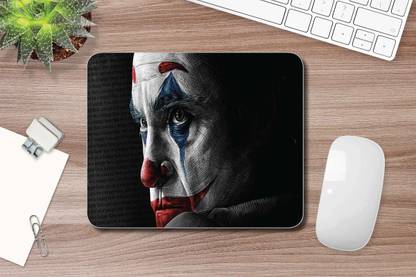 BALDAU PRINTS Joker Mouse Pads for PC / Laptop (Non-Slip Rubber Base, Waterproof) MO-66 Non Slip Base Mousepad