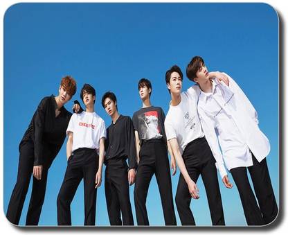 BALDAU PRINTS BTS KPOP Mouse Pads for PC / Laptop (Non-Slip Rubber Base, Waterproof) MO-56 Non Slip Base Mousepad
