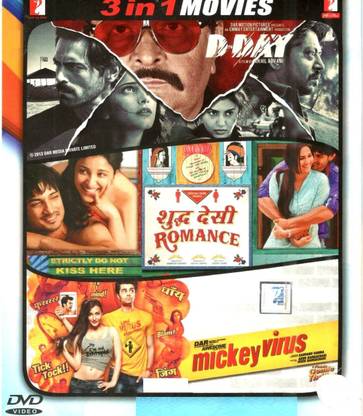 3 in 1 Movie - D-Day/Shudh Desi Romance/Mickey Virus