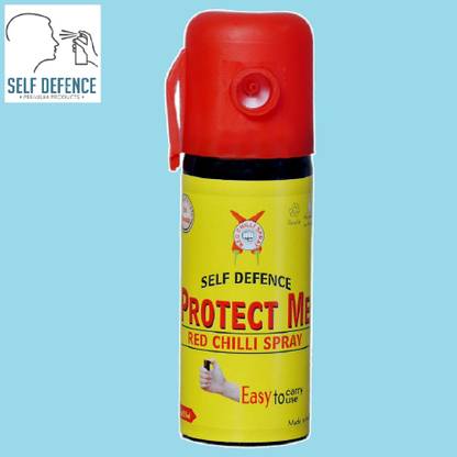 PROTECT ME Powerful Red Chilli Pepper Spray Self Defence for Womens Protection Pepper Stream Spray