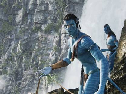 JAKE SULLY IN AVATAR MOVIE ON FINE ART PAPER HD QUALITY WALLPAPER POSTER ON 24X36 LARGE PAPER Photographic Paper