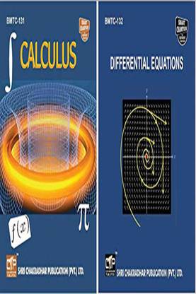 IGNOU BSCG Mathematics Help Books Combo Offer Of BMTC 131 Calculus & BMTC 132 Differential Equations IGNOU Study Notes For Exam Preparations With Solved Previous Year Paper (Latest Syllabus) (CBCS) Bmtc-131 Bmtc-132