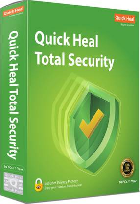QUICK HEAL Total Security 10 User 1 Year