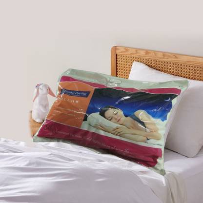 Polyester Fibre Abstract Sleeping Pillow Pack of 1