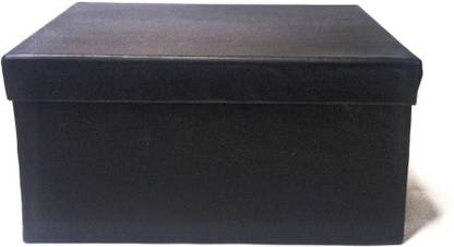 Ochre black box plain Storage Box