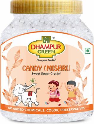 Dhampure Speciality Misri Dana Crystal Sugar Candy Cutting Mishri, 900gms Sugar