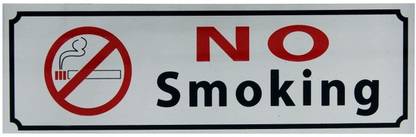 Kandle Stainless Steel No Smoking Signage Board for Indicating Instruction Sign