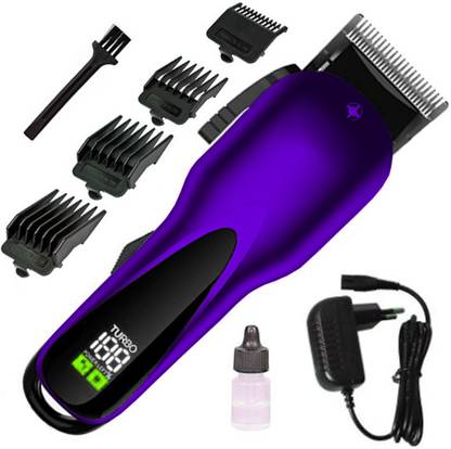 HGOM Professional LED Display Hair Trimmer Runtime: 210 min Trimmer (Multicolor) Fully Waterproof Trimmer 210 min  Runtime 4 Length Settings