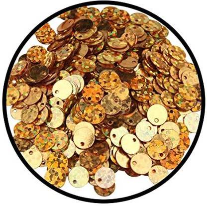 Elegant Casa Golden Sequel Color Decorative Swing Patch Plastic Buttons