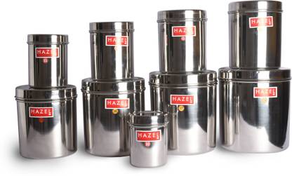 HAZEL Steel Grocery Container  - 800 ml, 4000 ml, 1900 ml, 2500 ml, 6000 ml, 1400 ml, 5000 ml, 3300 ml, 1150 ml