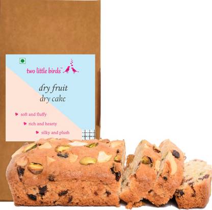 two little birds Dry Fruit Dry Cake 250 gm High Fiber Biscuit