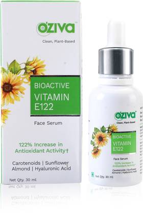 OZiva Bioactive Vitamin E122 Face Serum for Antioxidant Activity and Skin Hydration