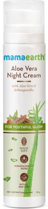 Mamaearth Aloe Vera Night Cream for glowing skin for a Youthful Glow