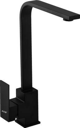 KCS (CU-BSL) - Cubix SS-304 Heavy Kitchen Hot & Cold Sink Mixer Faucet | 360 Degree Rotatable Spout | Matt Black Finish Kitchen Mixer Faucet