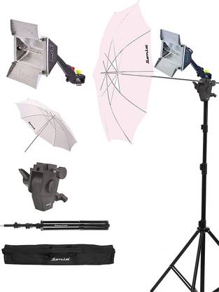 Sonia Studio Home 33 Umbrella Stand Setup with 4 Pc Set with 1000 Watt Halogen Tube Halogen Flash