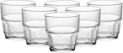 Lola (Pack of 6) 1020AB06C0111 Glass Set (200ml, Glass) Glass Water/Juice Glass