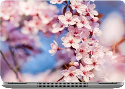 imbue Flowers wallpaper digital quality vinyl Laptop Decal 15.6
