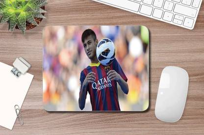 BALDAU PRINTS Neymar Mouse Pads for PC / Laptop (Non-Slip Rubber Base, Waterproof) MO-33 Mousepad