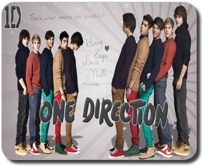 BALDAU PRINTS One Direction Mouse Pads for PC / Laptop (Non-Slip Rubber Base, MO-75 Non Slip Base Mousepad
