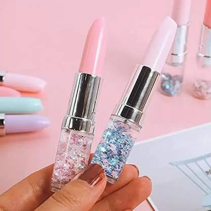 MSN (MN11-GL-Pen) Glitter Fill Lipstick Pen Gel Pen (Pack of 2) Gel Pen
