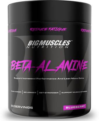BIGMUSCLES NUTRITION Beta Alanine [50 Servings] Endurance || Workout Train Harder for Longer Duration BCAA