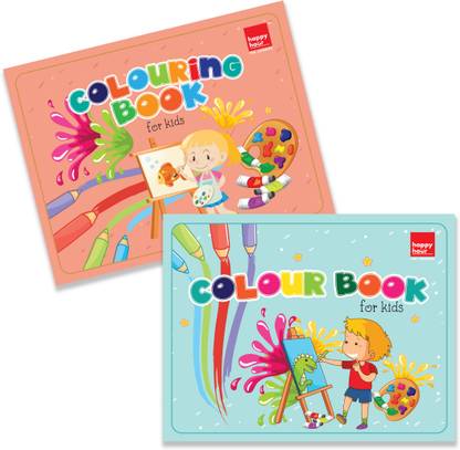 Colouring Book Set Of 2 (Colouring Book & Colour Book)