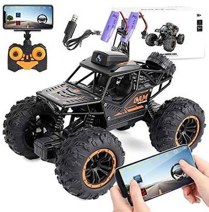 First One Rock Crawler Climbing Car With Wireless Camera & Control From Android and iOS