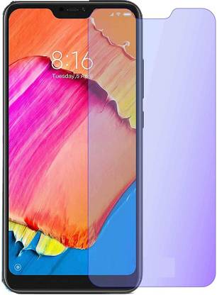 ELEF Edge To Edge Tempered Glass for Redmi 6 Pro Anti Blu Eye Protector Tempered Blocks Excess Harmful Blue Light