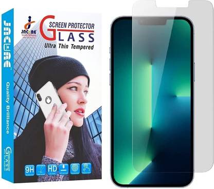 Jacure Tempered Glass Guard for Jacure Compatible for iPhone 13 Mini Tempered Glass Privacy Full Coverage Work with Face ID and Fingerprint, Anti Glare, Bubble Free Upgrade Design Eye Protection Glass for 13 Mini