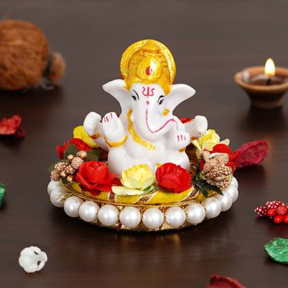 CAPIO ART DESGNER MUKUT GANESH Decorative Showpiece - 10 cm Price in ...